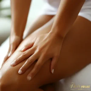 Profissional realizando massagem modeladora em cliente durante uma sessão premium em São Paulo, com foco em contorno corporal e relaxamento.